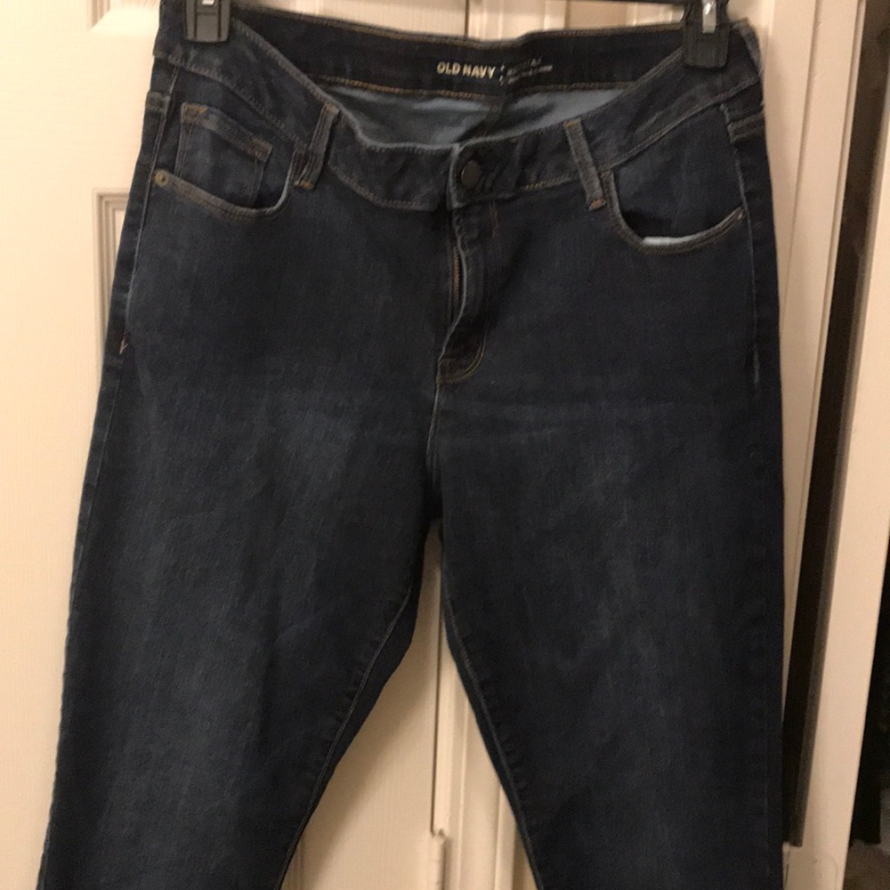 Old navy mid rise rockstar jeans. Size 14R